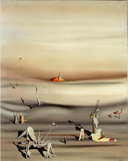 A painting on display at The Voice of Things exhibition in Shanghai Photo: Courtesy of West Bund Museum
