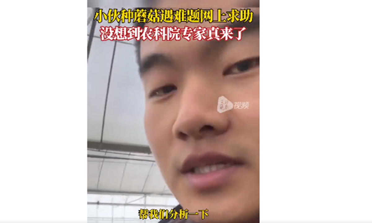 Screenshot of Wang's video