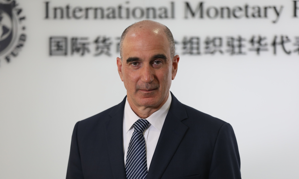 Steven Alan Barnett, senior resident representative in China of the IMF Photo: Courtesy of IMF Office in China