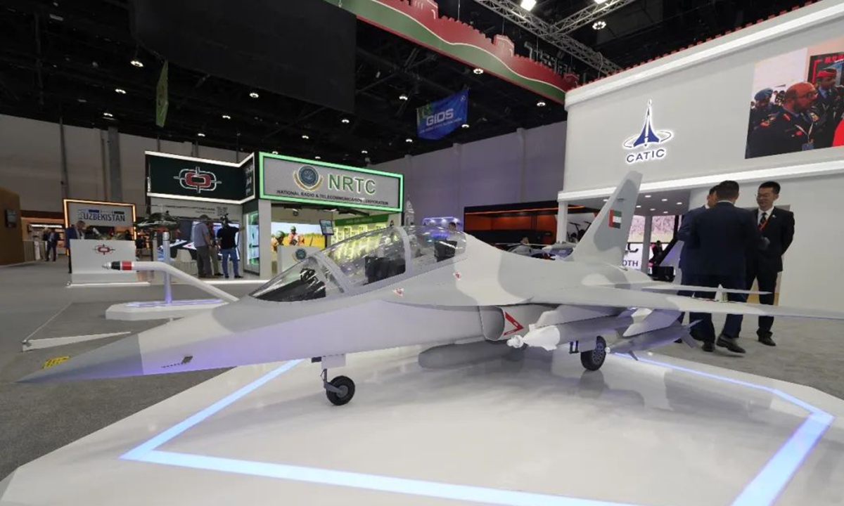 China's aviation industry announced the deal to export the domestically developed L15 advanced trainer jet to the UAE has been sealed, as it put the latest, aerial refueling-capable variant of the aircraft on display at IDEX defense expo in Abu Dhabi.