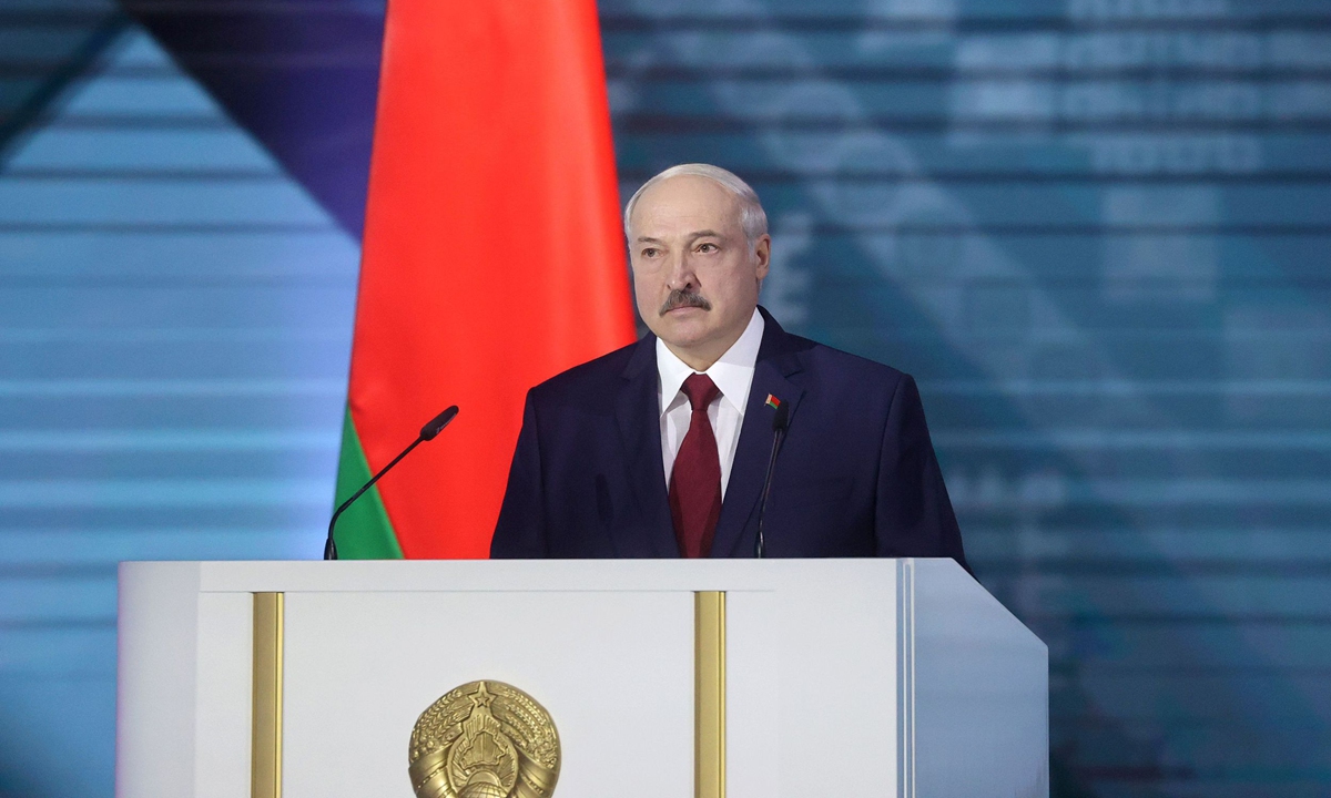 Belarusian President Alexander Lukashenko Photo: VCG