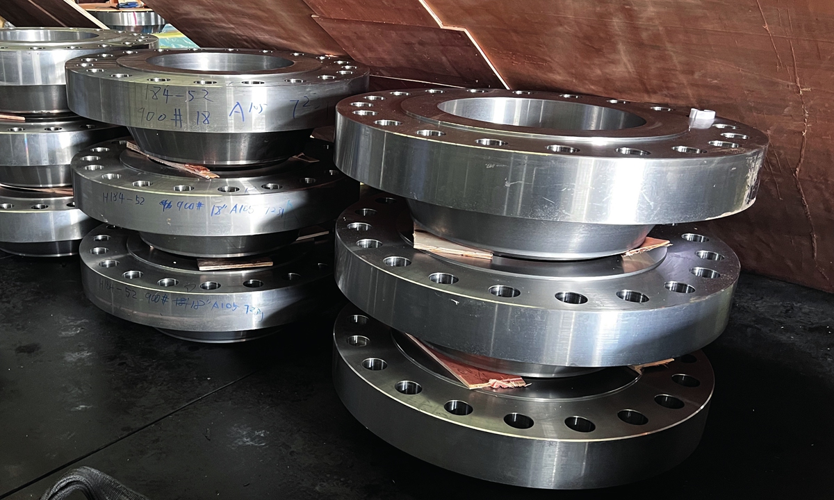 Flange products Photo: Tao Mingyang/GT