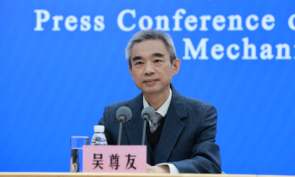 Wu Zunyou, chief epidemiologist of the Chinese Center for Disease Control and Prevention. Photo: IC