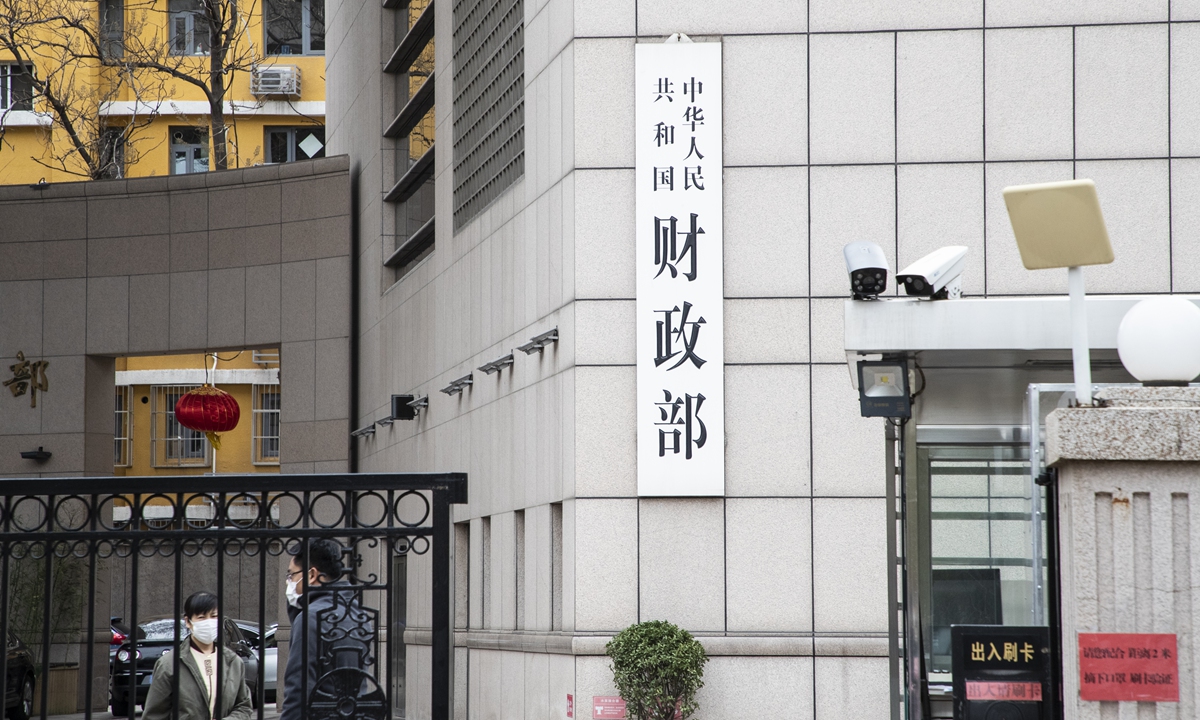 Ministry of Finance in Beijing Photo: VCG
