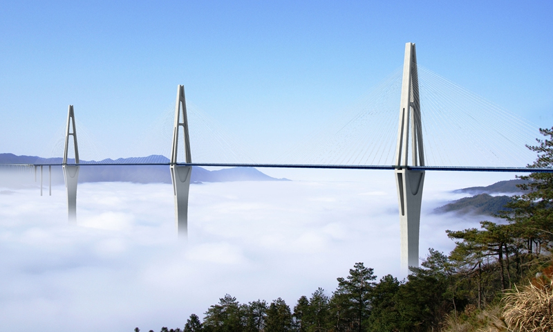 A view of Pingtang Bridge Photo: Chen Peiliang