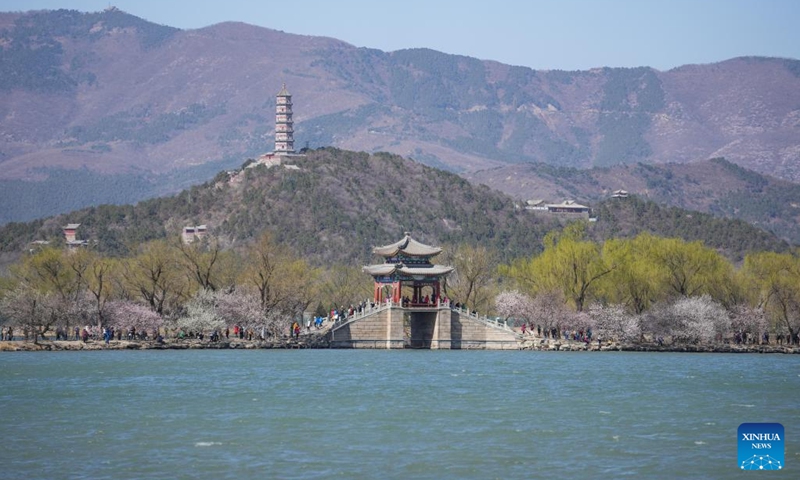 This photo taken on March 15, 2023 shows a view of the Summer Palace in Beijing, capital of China.(Photo: Xinhua)
