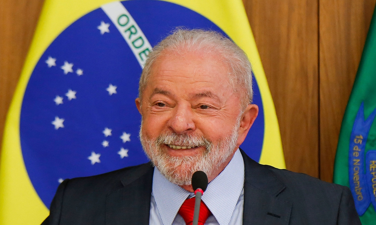 Brazilian President Luiz Inácio Lula da Silva Photo: VCG