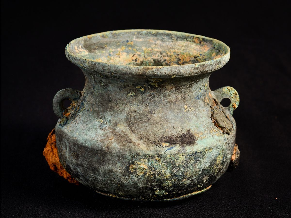 A bronze relic unearthed from the Dasongshan Grave Site in the Gui'an New District, Guizhou Province Photo: Courtesy of the National Cultural Heritage Administration
