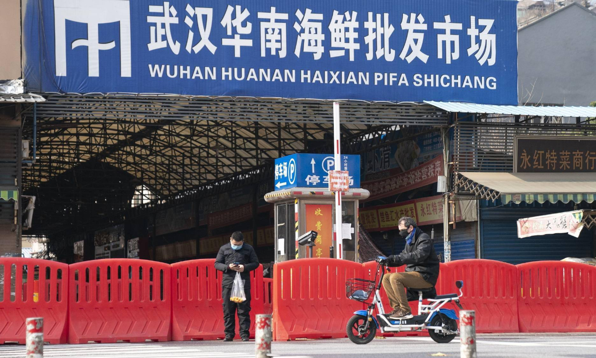 Huanan seafood market Photo:Xinhua