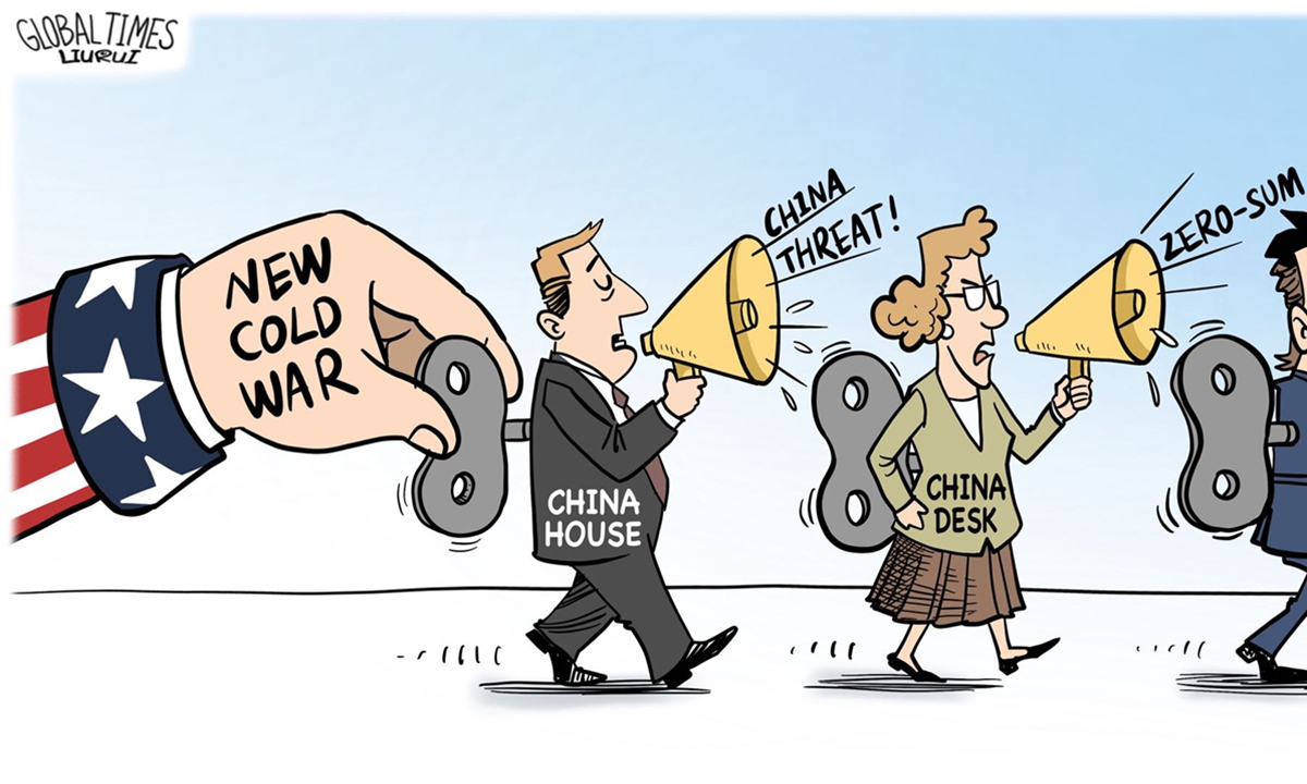 US China new cold war   Illustration: Liu Rui/GT