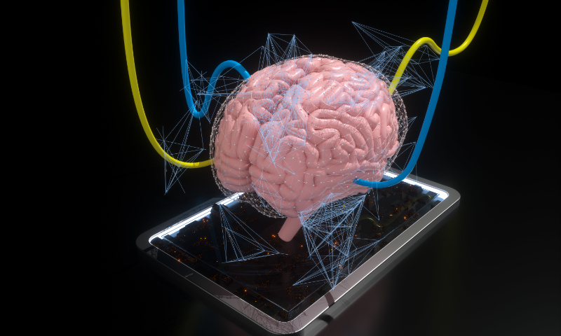 A concept photo of interventional brain-computer interface (BCI) experiment Photo: VCG
