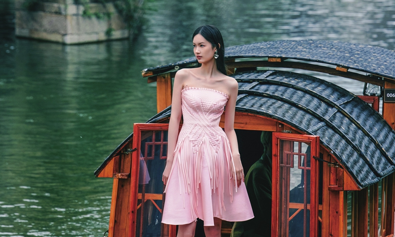 A model wears collections designed by Grace Chen. Photo: Courtesy of Grace Chen