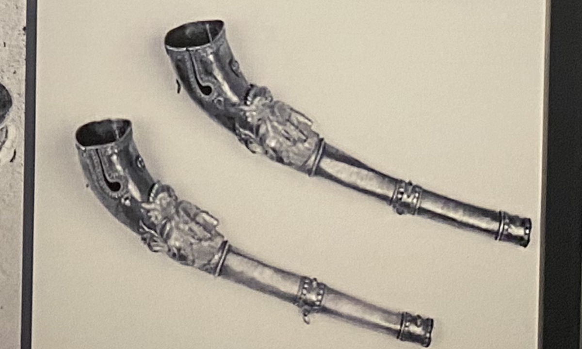 Religious artifacts made from slave's calf bones  Photo: Courtesy of the Tibet Museum