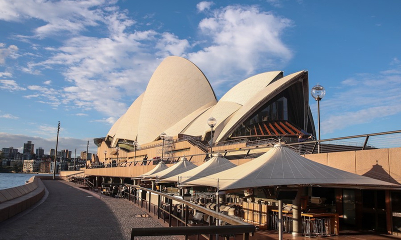 Opera Kitchen is still closed in Sydney, Australia, May 27, 2020.(Photo: Xinhua)