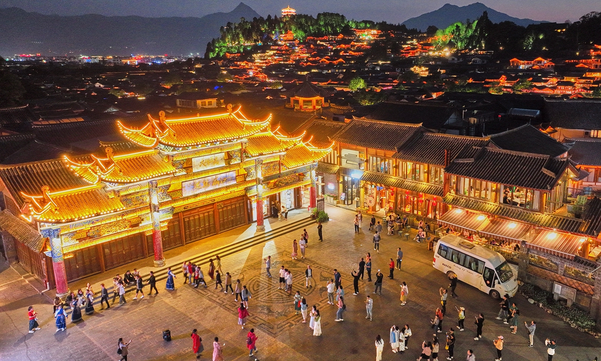 Old Town of Lijiang, Southwest China's Yunnan Province  Photo: VCG