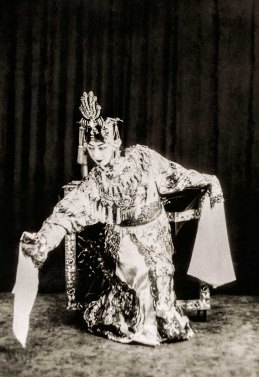 A photograph of Peking Opera master Mei Lanfang's performance in 1935  Photo: Courtesy of Yu Kaiyi