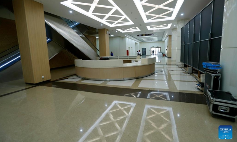 This photo taken on April 25, 2023 shows a view of the outpatient hall of Sri Lanka's National Hospital built with Chinese assistance in Colombo, Sri Lanka.(Photo: Xinhua)