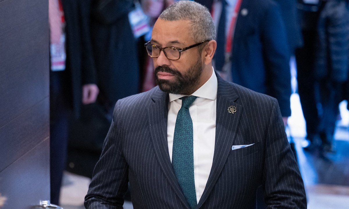 British Foreign Secretary James Cleverly Photo: AFP
