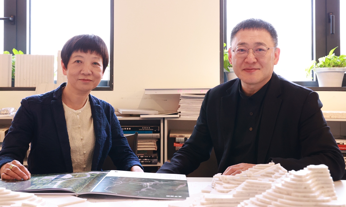 BIAD's director Xu Quansheng and Li Yinong Photo: Courtesy of Li Yinong



