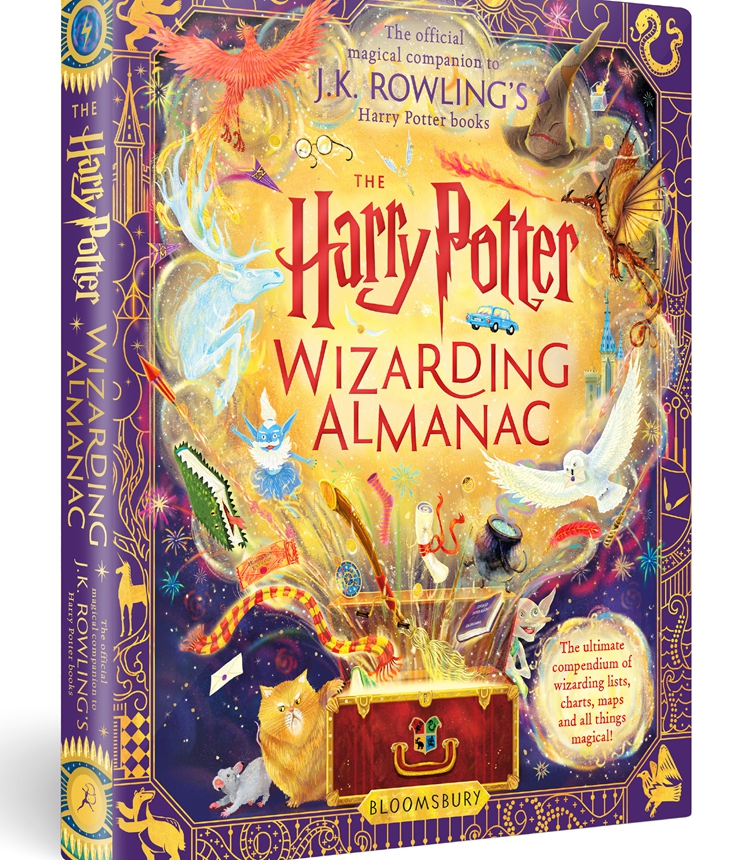 The book cover of The Harry Potter Wizarding Almanac Photo: Courtesy of Bloomsbury Publishing 