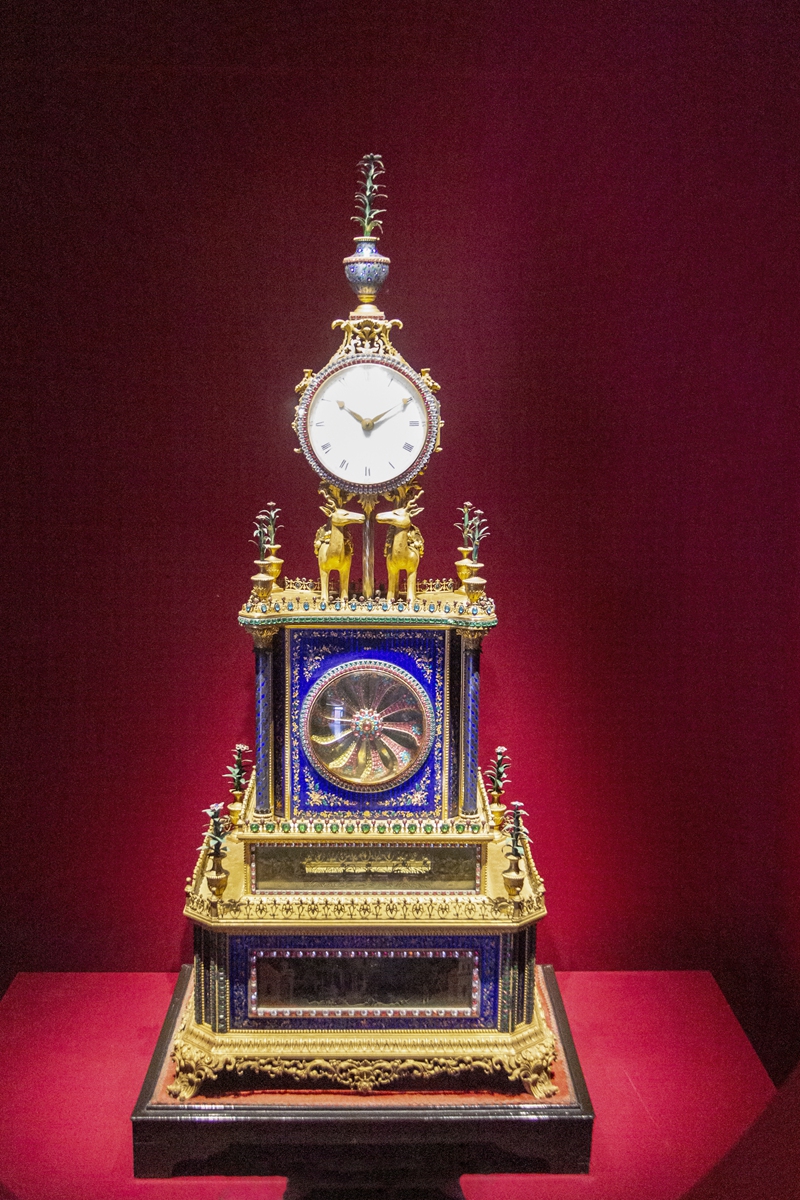 A Qing Dynasty clock at the Palace Museum Photo: VCG