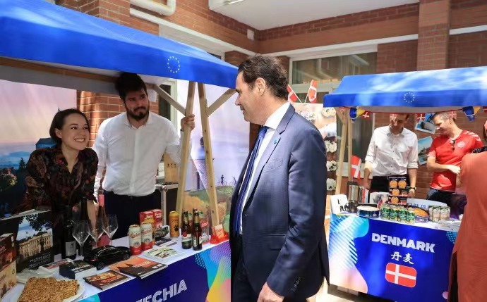 The EU member states showcase the diversity of cuisines and cultures.Photo: Courtesy of the EU Delegation to China