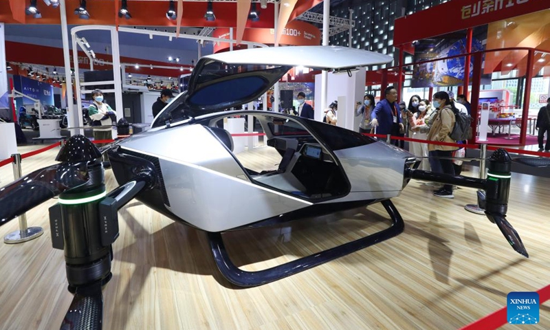 People visit the Exposition on China Brand 2023 in east China's Shanghai, May 10, 2023. The Exposition on China Brand 2023 kicked off Wednesday at the Shanghai World Expo Exhibition and Convention Center. Around 1,000 Chinese enterprises participated in the exposition, showcasing the new look of current Chinese brands to the world.(Photo: Xinhua)