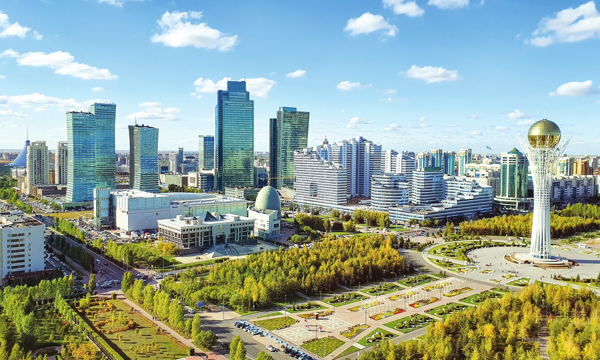 A view of Nur Sultan, Kazakhstany Photo: VCG