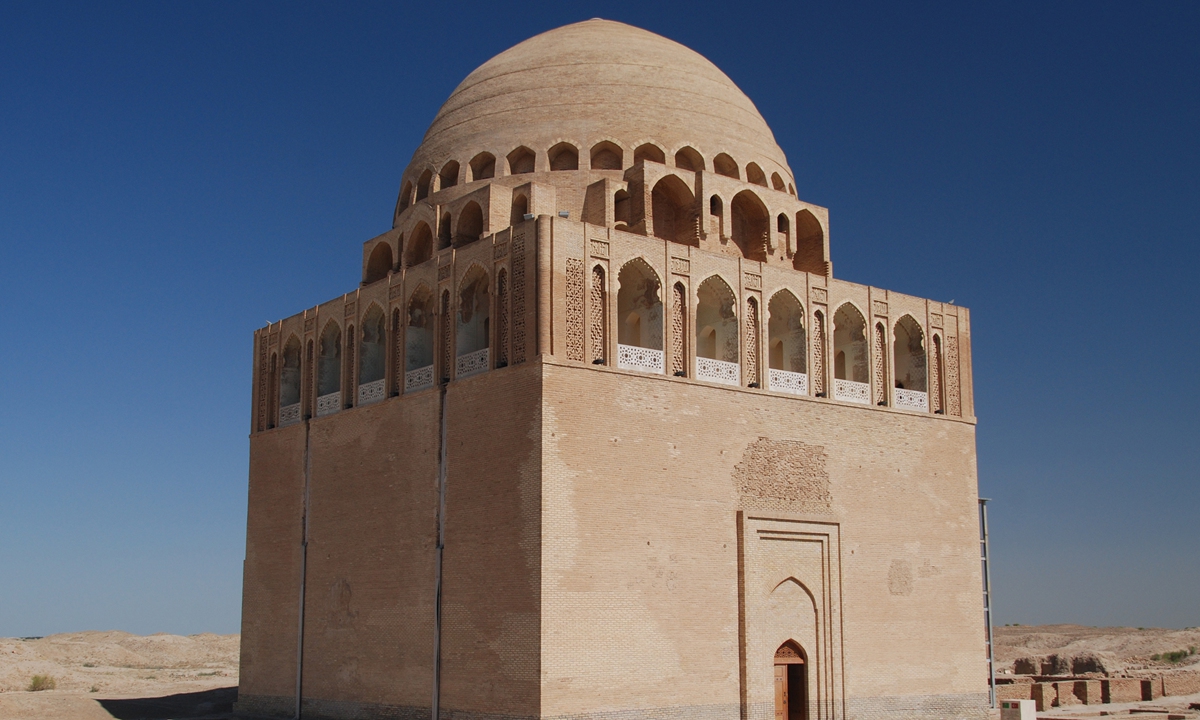 Mausoleum of Mauf Sultan Sanjar in Turkmenistan Photo: VCG