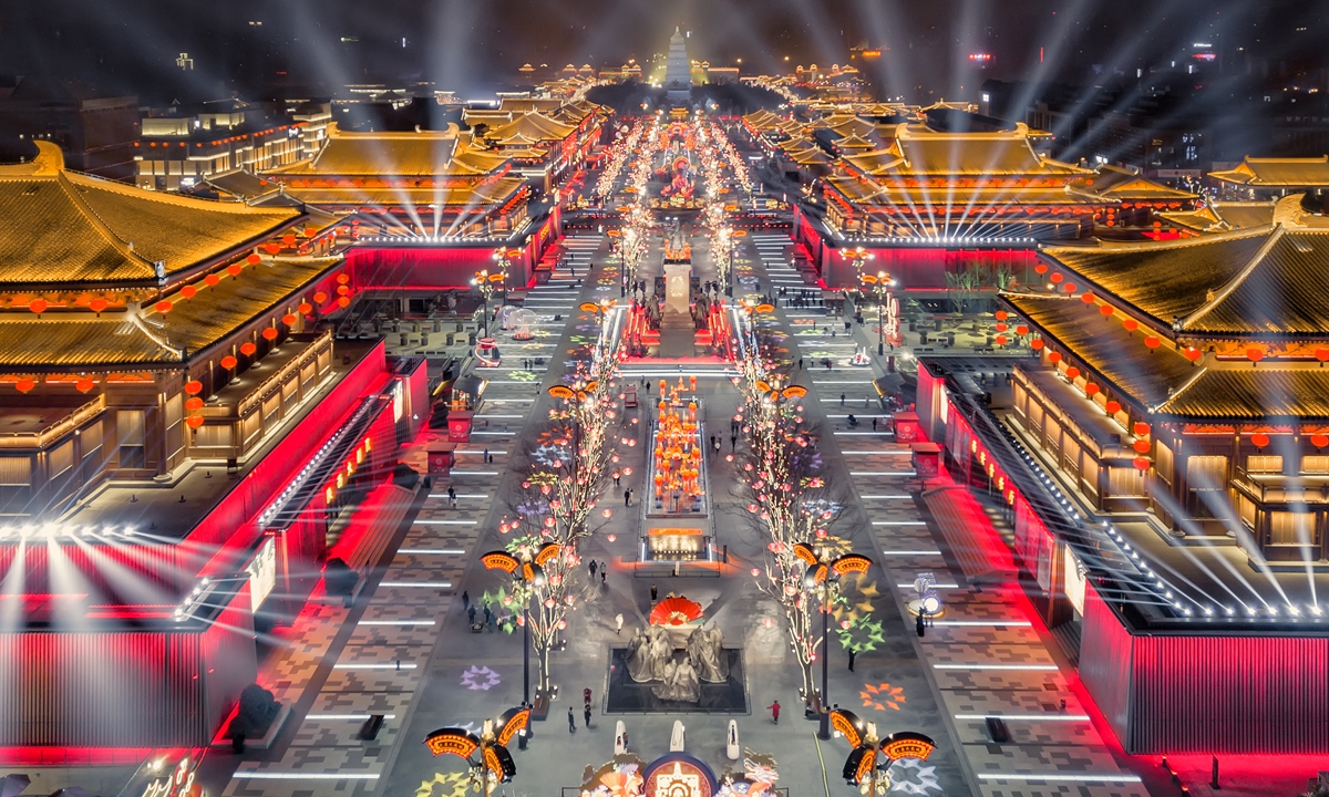 A scene at the Datang Everbright City in Xi'an Photo: VCG