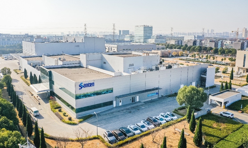 Santen production base in Suzhou, Jiangsu Province