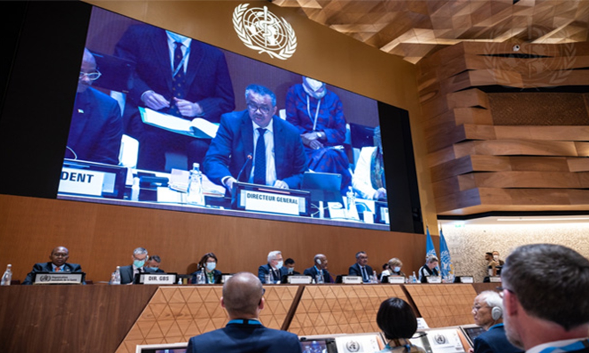 The 76th World Health Assembly (WHA), kicked off here on Sunday, focused on saving lives, driving health for all, the World Health Organization (WHO) said in a statement.Photo: the website of the WHO
