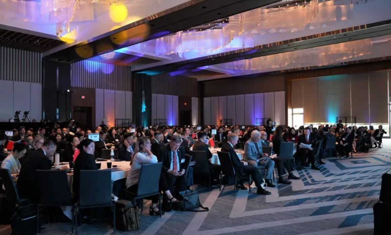 The 2023 China-California Business Forum is held in Los Angeles on May 22, 2023. Photo: Courtesy of CCCME