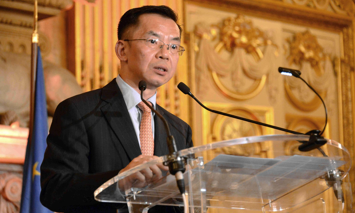 Chinese Ambassador to France Lu Shaye. Photo:VCG
