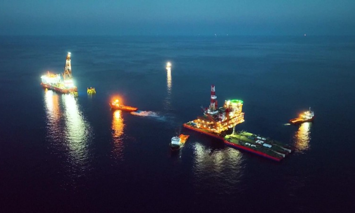 The larest offshore oil platform in Asia Enping 15-1 Photo:VCG
