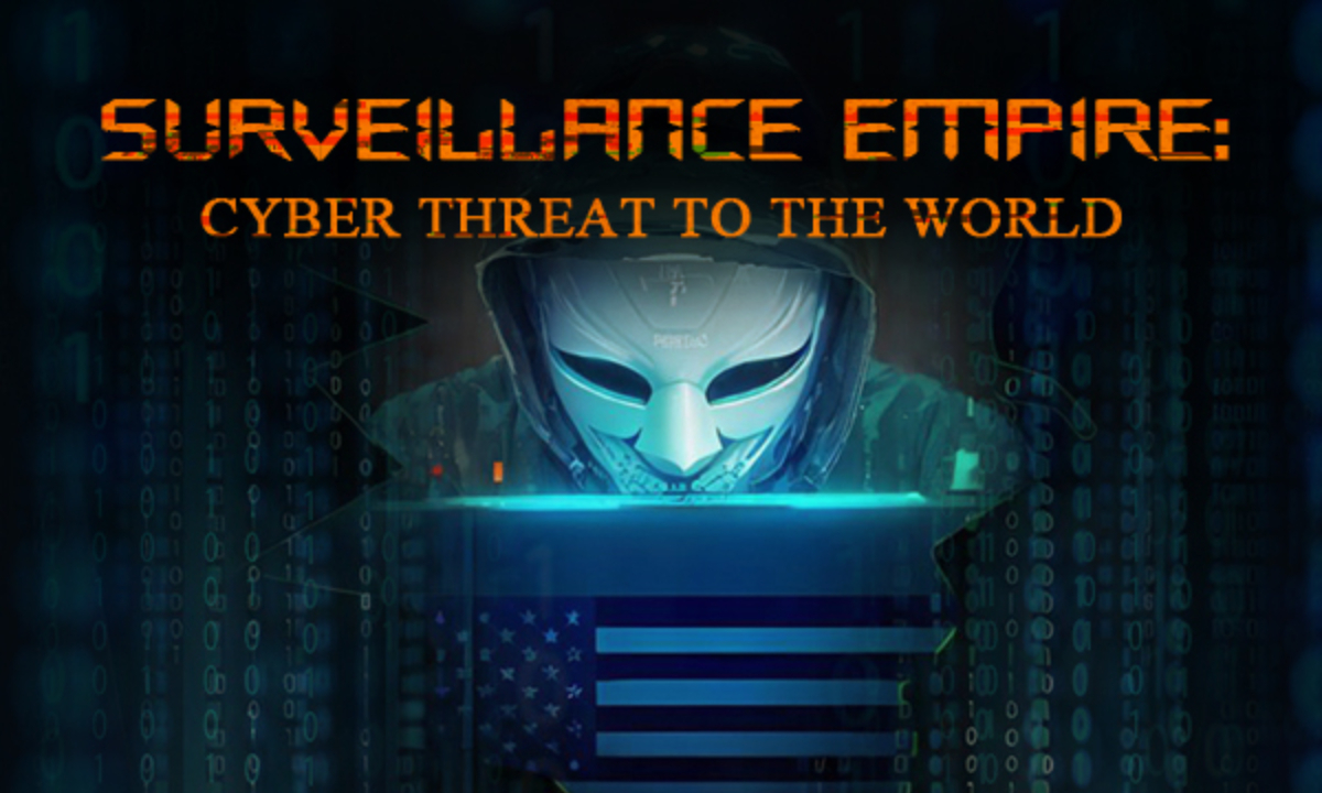 Surveillance Empire: Cyber threat to the world. Graphic:GT