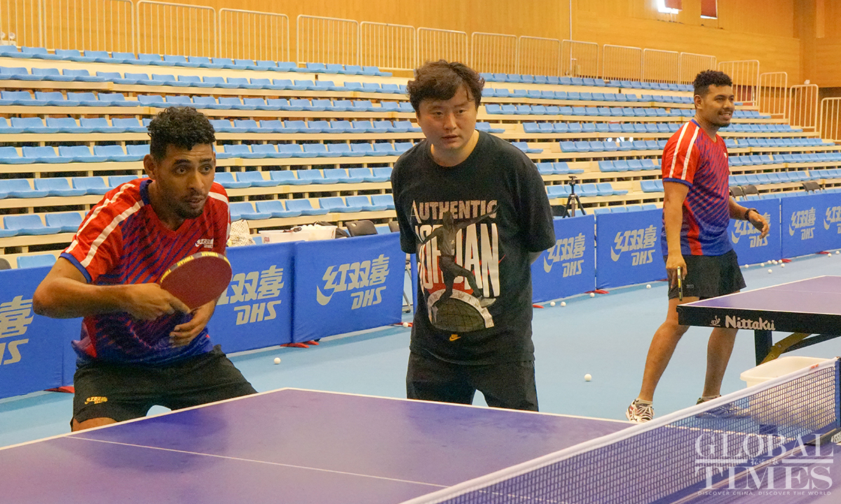 PNG PingPong athletes get trained in Shanghai under cooperative