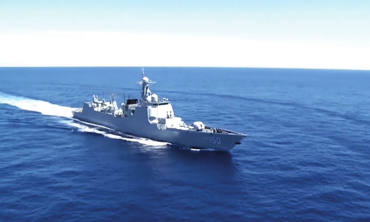 The Chinese People's Liberation Army Eastern Theater Command organizes combat-oriented joint exercises in the sea and airspace around Taiwan Island on August 3 2022. Photo: VCG