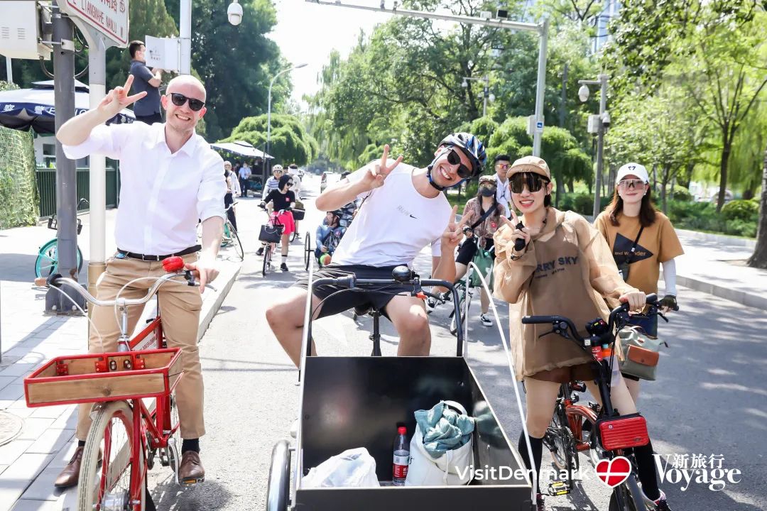 People ride in Beijing. Photo: Courtesy of the Danish Embassy in Beijing