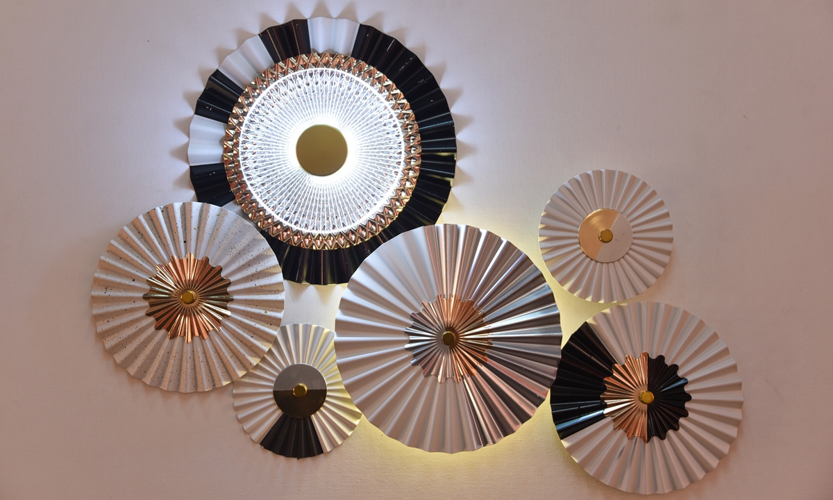 A set of lights showcased at the China (Guzhen) International Lighting Fair in Zhongshan, South China's Guangdong Province, on October 22, 2021. Photo:VCG