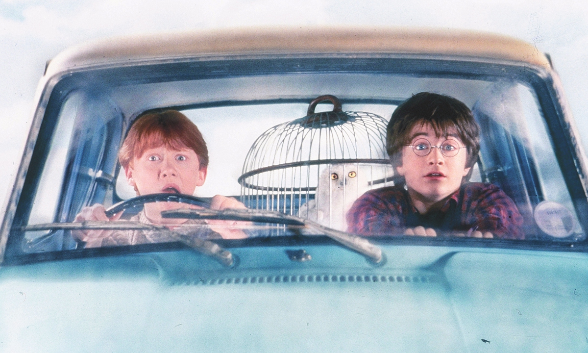 A scene from the film <em>Harry Potter and the Philosopher's Stone</em> Photo: IC