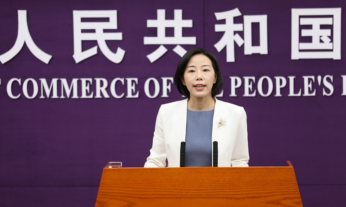 Photo: Ministry of Commerce (MOFCOM) spokesperson, Shu Jueting