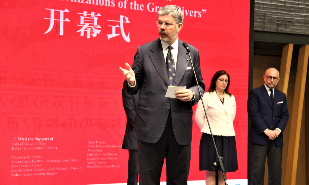 Italian Ambassador to China Massimo Ambrosetti Photo: Courtesy of the Italian Embassy in Beijing
