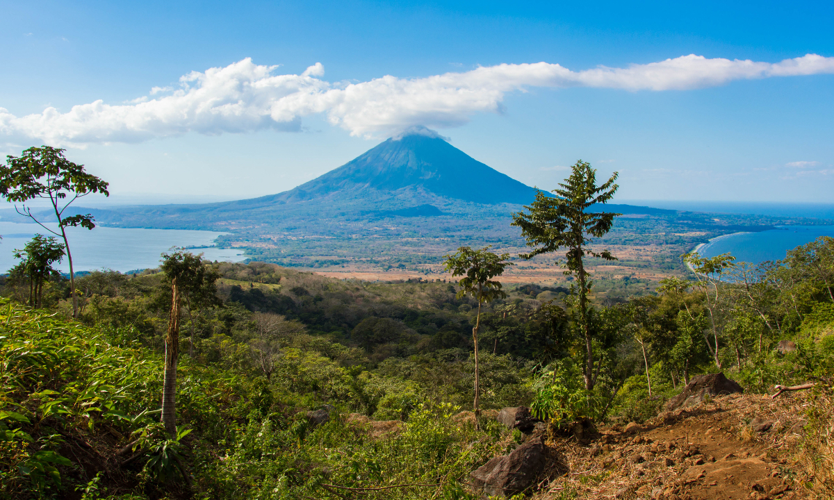 A view of an island in Nicaragua