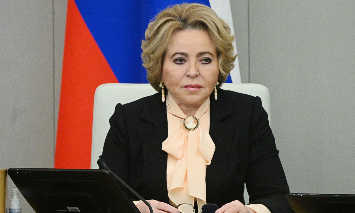 Russian Federation Council Chairwoman Valentina Matviyenko Photo: VCG