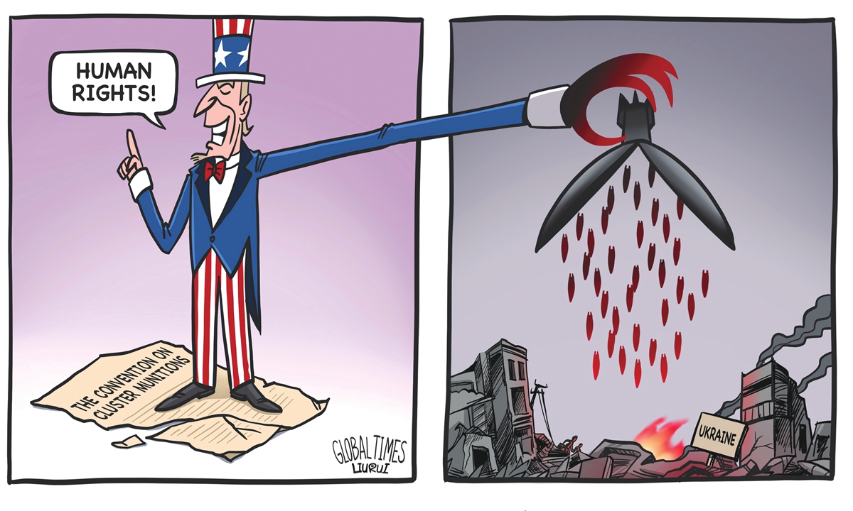 Two-faced. Illustration: Liu Rui/GT