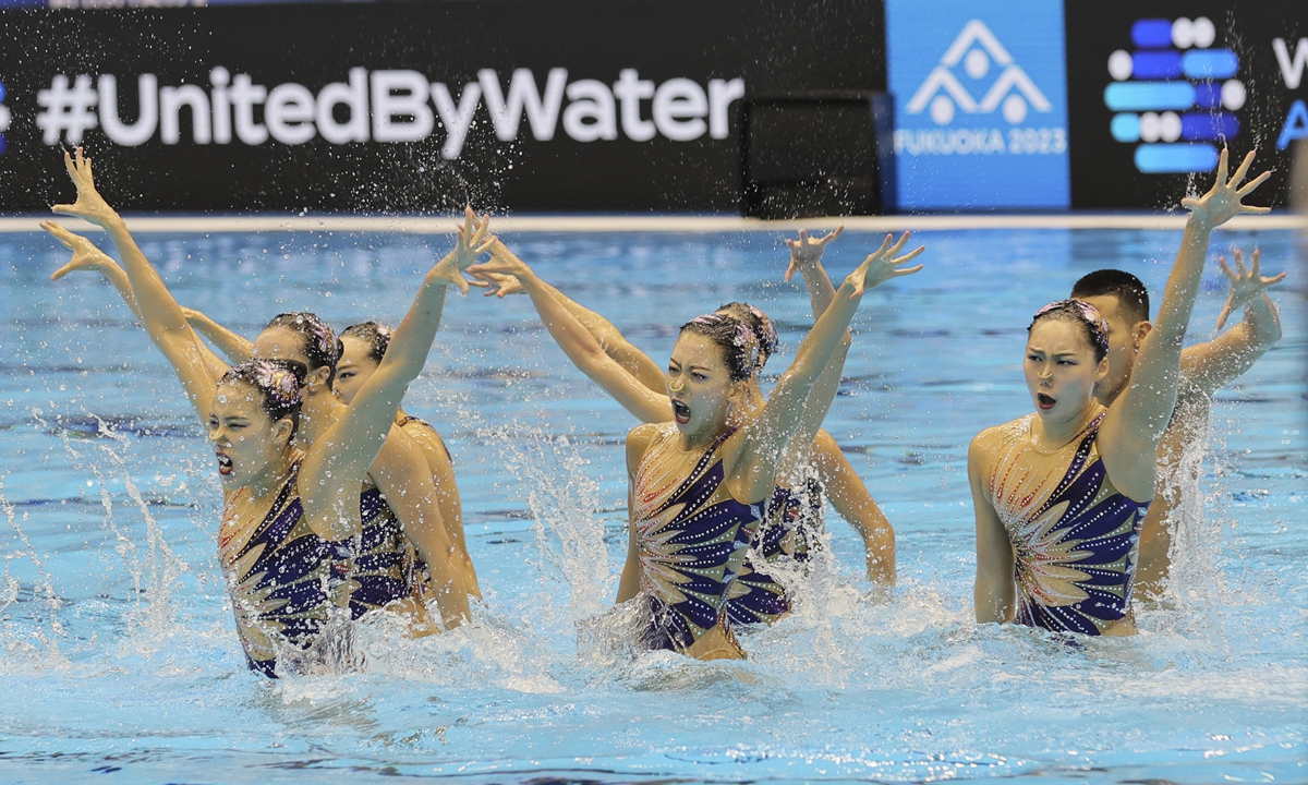 Team China athletes compete in the team acrobatic routine final of artistic swimming at the world aquatics championships in Fukuoka,<strong>custom mid state bolts and screws</strong> Japan on July 17, 2023. China won gold with 238.0033 points, a 5.6-point lead on runners-up from the US. Hosts Japan finished third with 220.5867 points. Photo: VCG