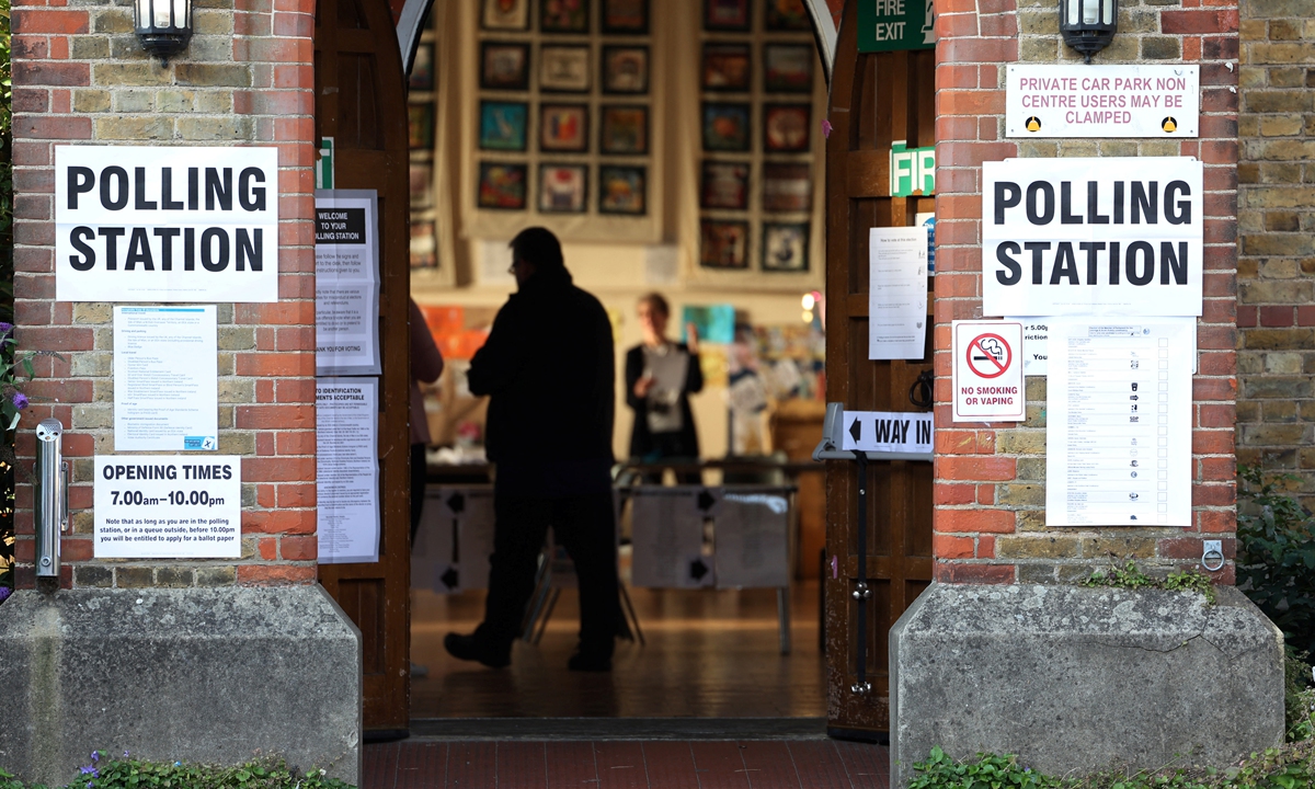 British voters in Uxbridge go to the polls for by-elections on July 20, 2023 as Labour eyes former prime minister Boris Johnson's old seat of Uxbridge and Ruislip in Greater London. Photo: IC