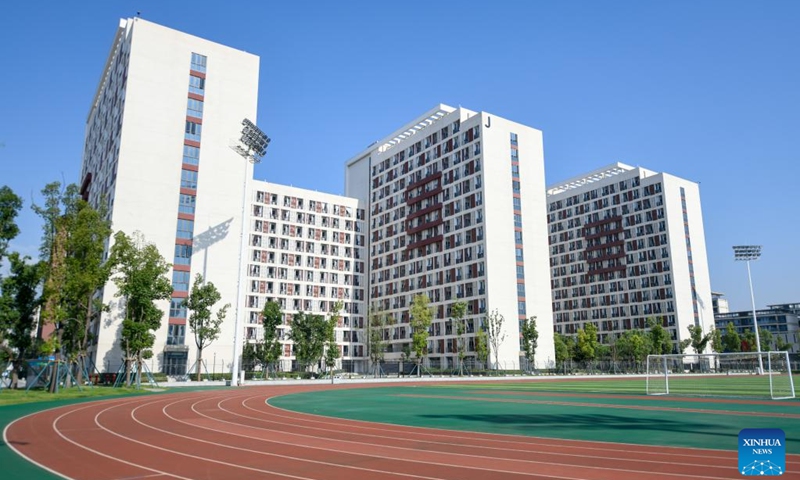 Photo taken on July 16, 2023 shows the delegations' apartments in the Universiade Village, Chengdu, southwest China's Sichuan Province. Photo: Xinhua