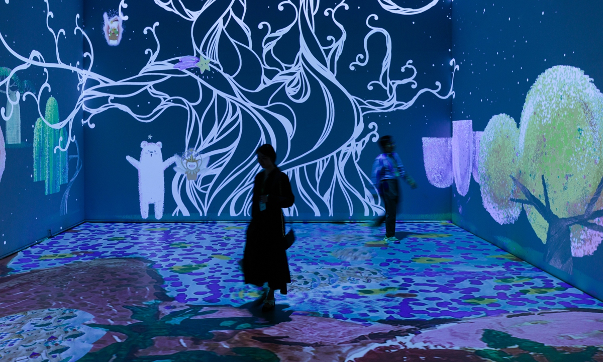 <em>The</em> <em>1 Tree · 1 World ANOBO World Children's Tech and Art Exhibition</em> is located at the Today Art Museum in Beijing until October 30, 2023. Photo: Courtesy of Today Art Museum